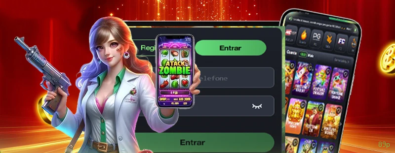 Cadastro rápido e seguro na 89p